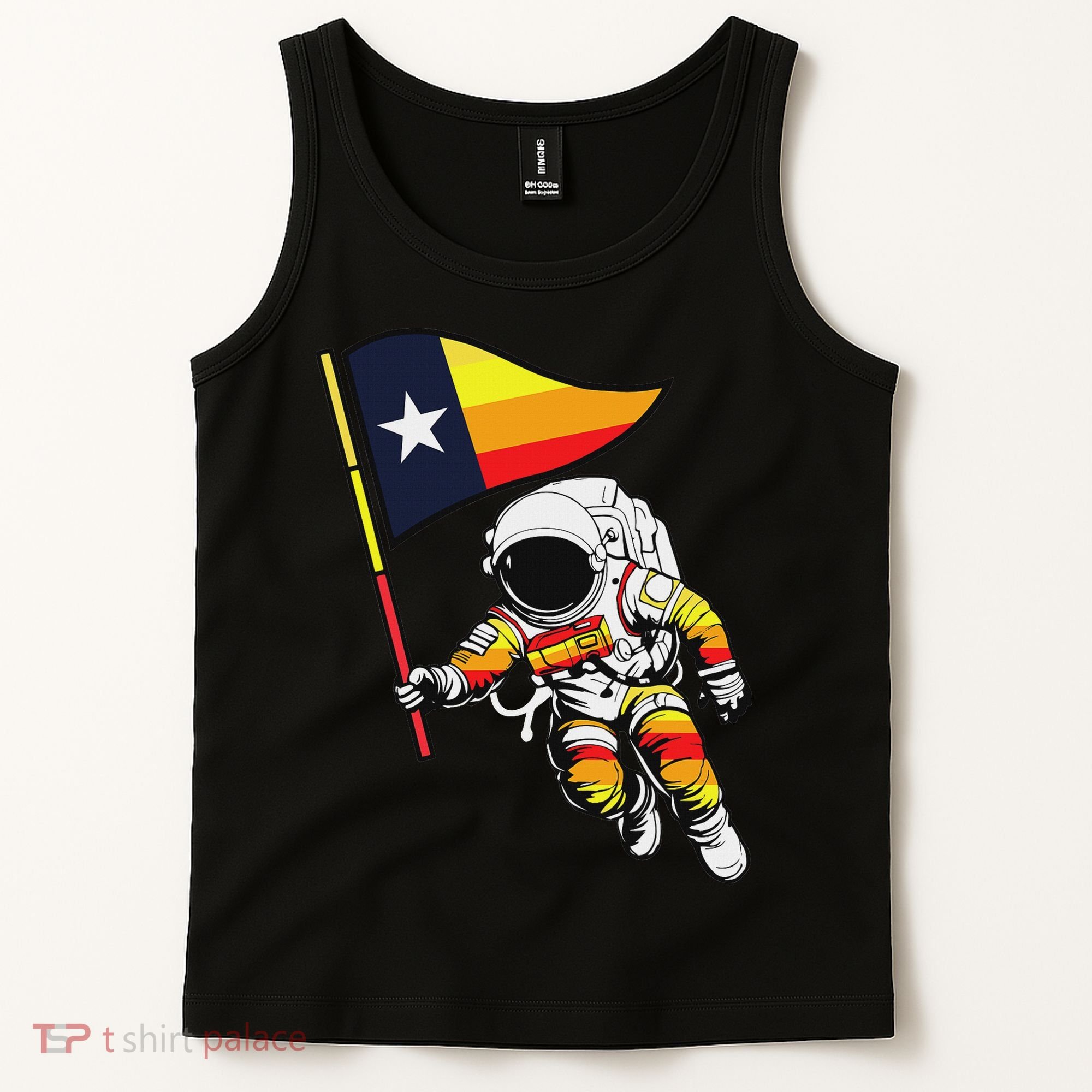 Houston Name Proud Classic Art Astronaut Tank Top
