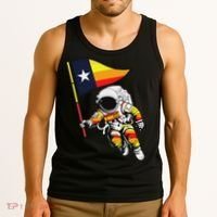 Houston Name Proud Classic Art Astronaut Tank Top thumb 3