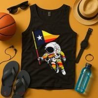 Houston Name Proud Classic Art Astronaut Tank Top thumb 4