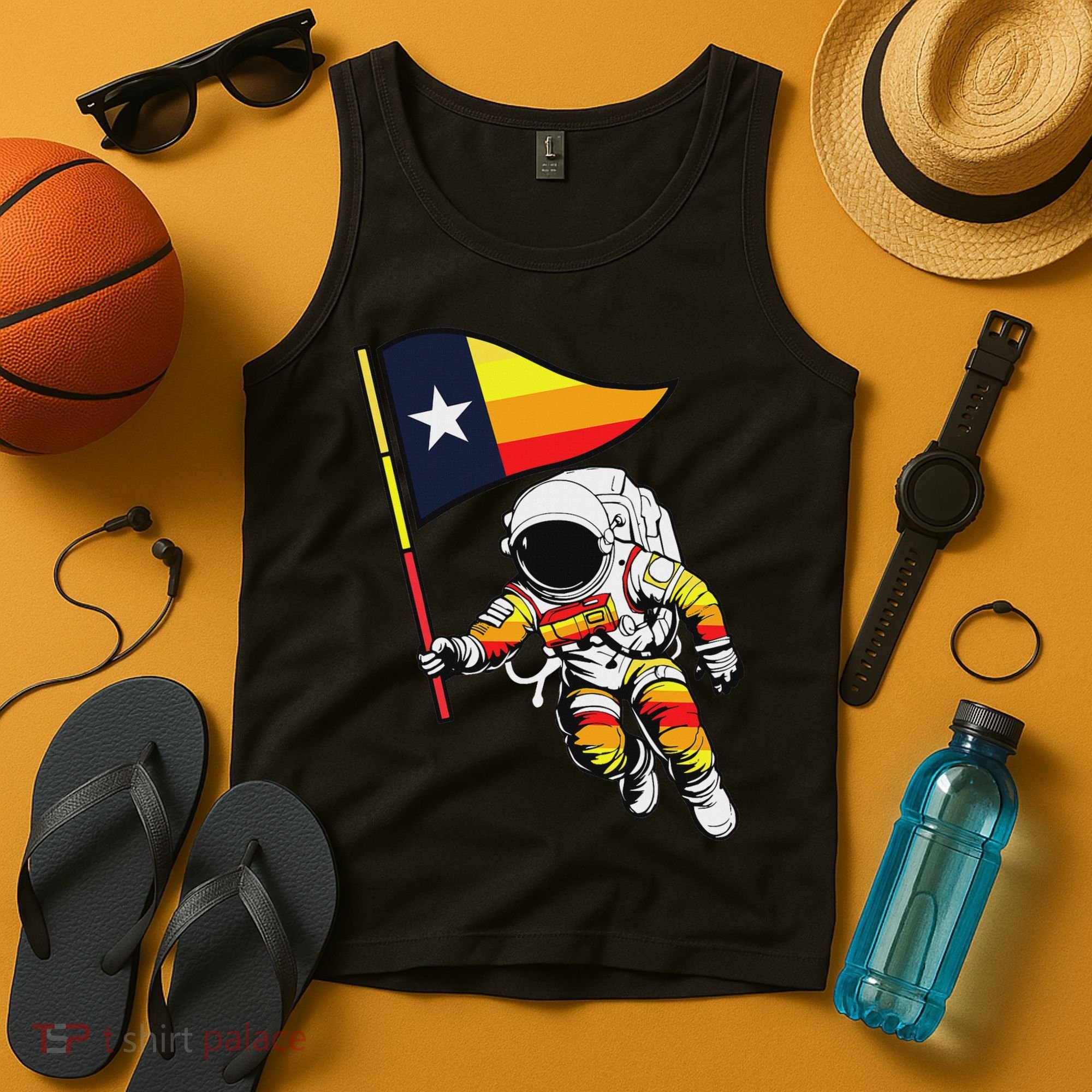 Houston Name Proud Classic Art Astronaut Tank Top