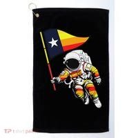 Houston Name Proud Classic Art Astronaut Golf Towel thumb 0