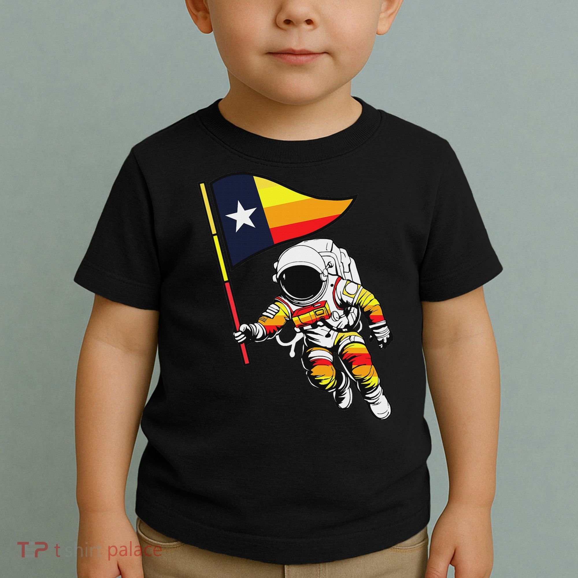 Houston Name Proud Classic Art Astronaut Toddler T-Shirt