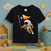 Houston Name Proud Classic Art Astronaut Toddler T-Shirt thumb 3