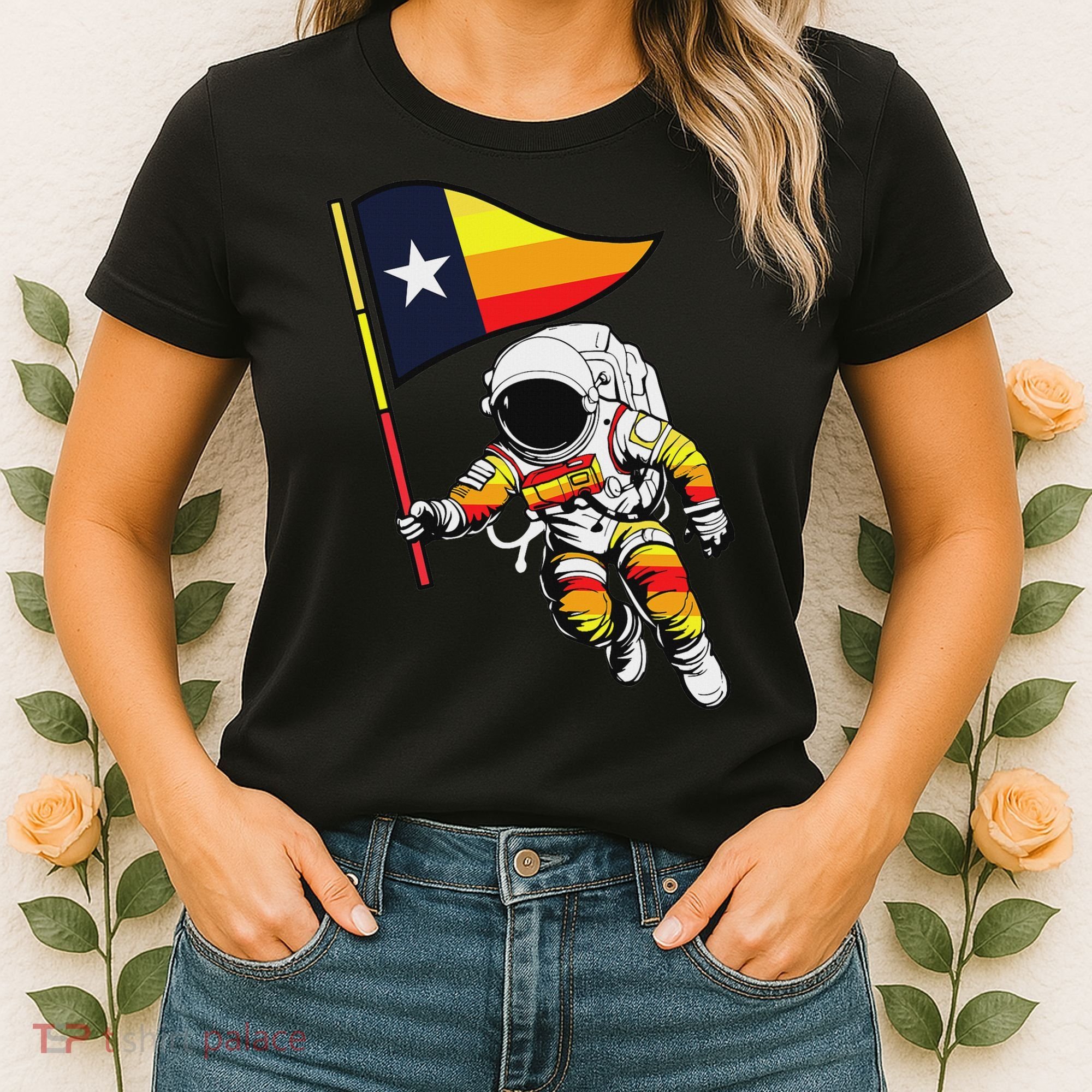 Houston Name Proud Classic Art Astronaut Women's T-Shirt
