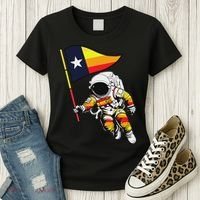 Houston Name Proud Classic Art Astronaut Women's T-Shirt thumb 3