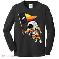 Houston Name Proud Classic Art Astronaut Kids Long Sleeve Shirt thumb 0