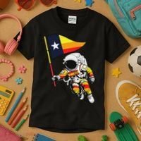 Houston Name Proud Classic Art Astronaut Kids T-Shirt thumb 3