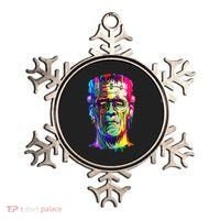 Halloween Neon Paint Drip Frankenstein Monster Ornament thumb 0