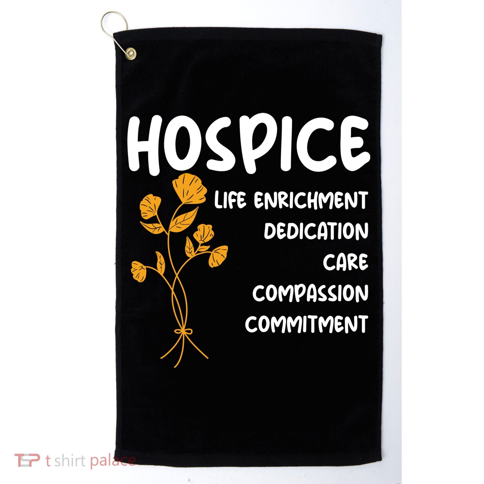 Hospice Nursing Patient Palliative Care Hospice Nurse Great Gift Golf Towel