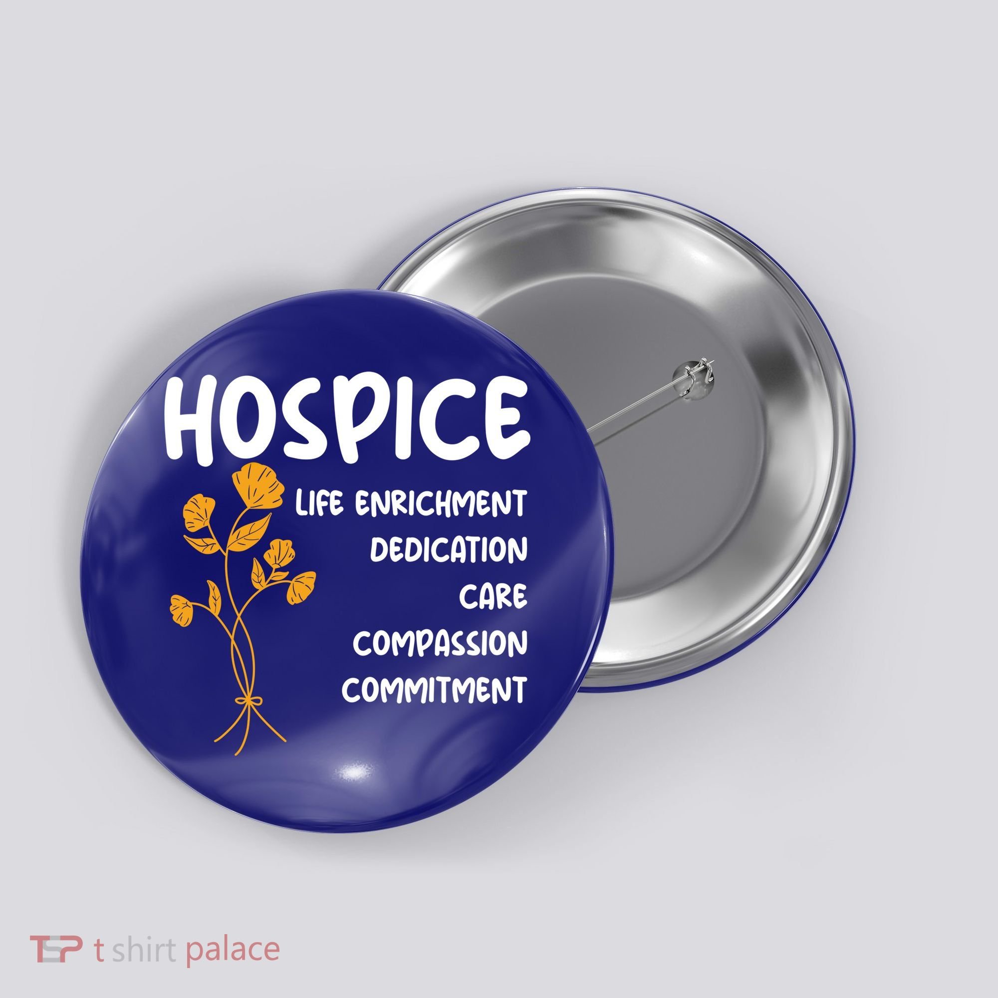 Hospice Nursing Patient Palliative Care Hospice Nurse Great Gift Button