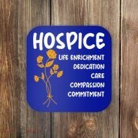 Hospice Nursing Patient Palliative Care Hospice Nurse Great Gift Coaster thumb 0