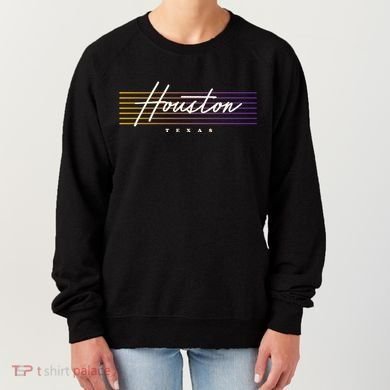 Houston Nostalgic Retro Style Texas Women's Sweatshirt
