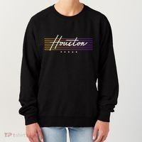 Houston Nostalgic Retro Style Texas Women's Sweatshirt thumb 0