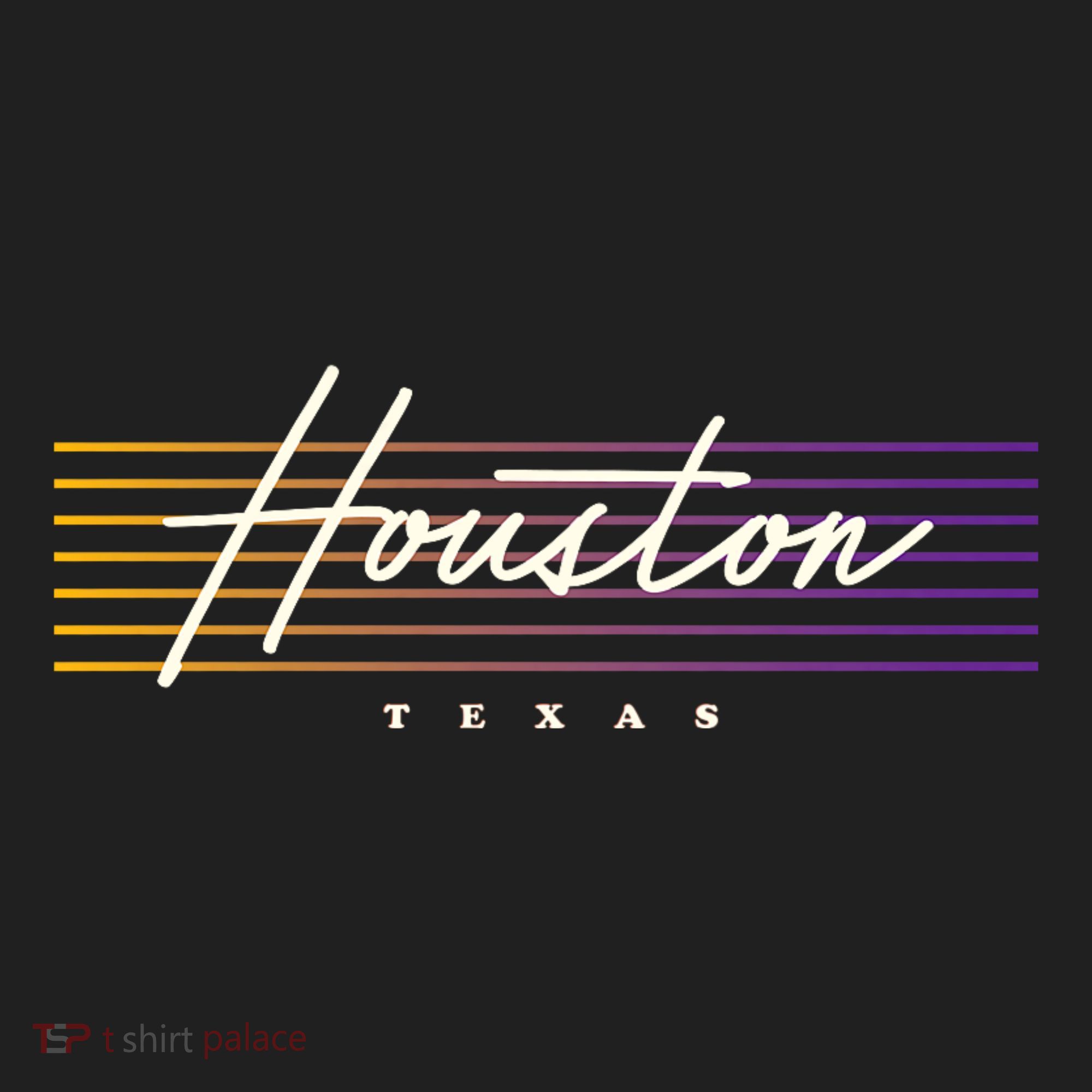 Houston Nostalgic Retro Style Texas Women's Sweatshirt
