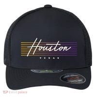 Houston Nostalgic Retro Style Texas Flexfit Unipanel Trucker Cap thumb 0
