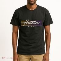 Houston Nostalgic Retro Style Texas Tall T-Shirt thumb 2