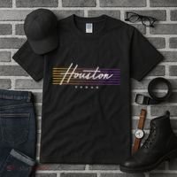 Houston Nostalgic Retro Style Texas Tall T-Shirt thumb 3