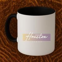 Houston Nostalgic Retro Style Texas Coffee Mug thumb 2