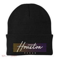 Houston Nostalgic Retro Style Texas Beanie thumb 0