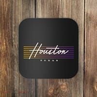Houston Nostalgic Retro Style Texas Coaster thumb 0