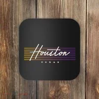 Houston Nostalgic Retro Style Texas Coaster thumb 0