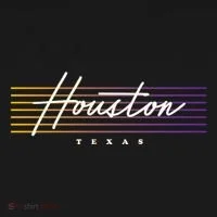Houston Nostalgic Retro Style Texas Ornament thumb 1