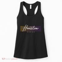 Houston Nostalgic Retro Style Texas Women's Tank Top thumb 0
