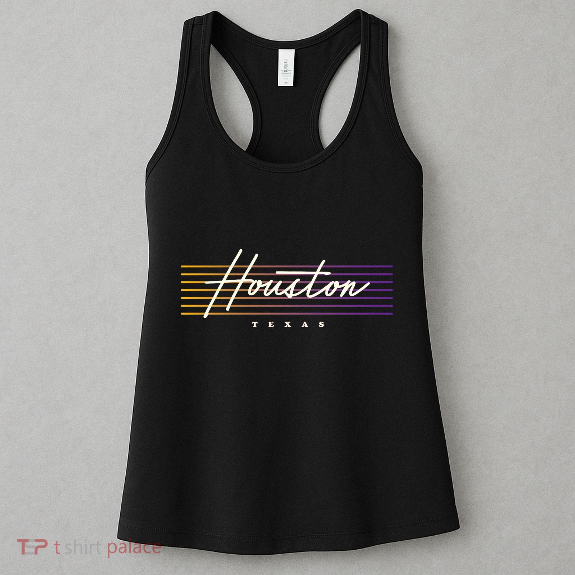 Houston Nostalgic Retro Style Texas Women's Tank Top
