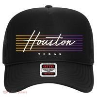 Houston Nostalgic Retro Style Texas Hat thumb 0