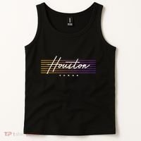 Houston Nostalgic Retro Style Texas Tank Top thumb 2