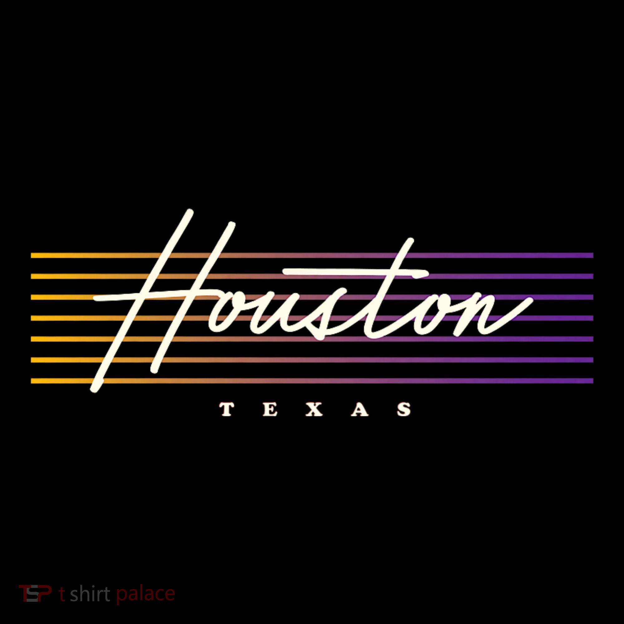 Houston Nostalgic Retro Style Texas Tank Top