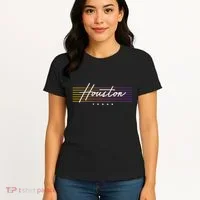 Houston Nostalgic Retro Style Texas Women's T-Shirt thumb 4