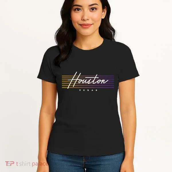 Houston Nostalgic Retro Style Texas Women's T-Shirt