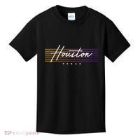 Houston Nostalgic Retro Style Texas Kids T-Shirt thumb 0
