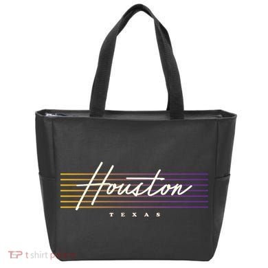 Houston Nostalgic Retro Style Texas Tote Bag