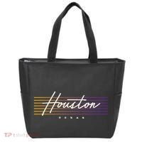 Houston Nostalgic Retro Style Texas Tote Bag thumb 0