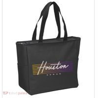Houston Nostalgic Retro Style Texas Tote Bag thumb 2