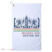 Hawaii North Shore Oahu Waimea Bay Golf Towel thumb 0