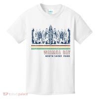 Hawaii North Shore Oahu Waimea Bay Retro Surfing Kids T-Shirt thumb 0