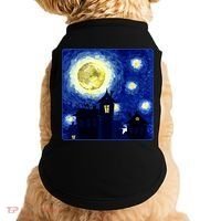 Halloween Nights, Starry Night Painting Doggie Tank thumb 0