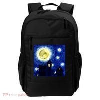 Halloween Nights, Starry Night Painting Backpack thumb 0