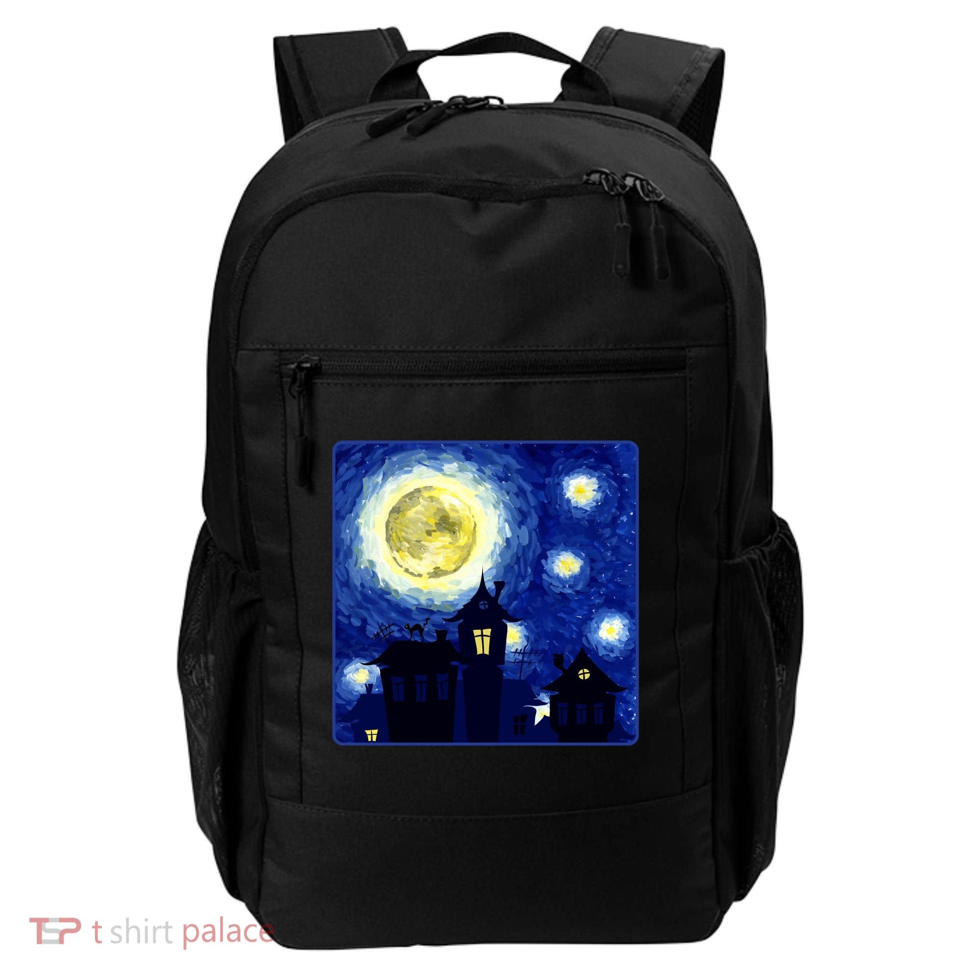 Halloween Nights, Starry Night Painting Backpack