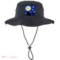 Halloween Nights, Starry Night Painting Bucket Hat thumb 0