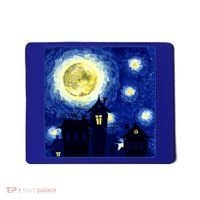 Halloween Nights, Starry Night Painting Mousepad thumb 0