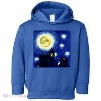 Halloween Nights, Starry Night Painting Toddler Hoodie thumb 0