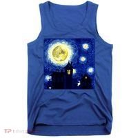 Halloween Nights, Starry Night Painting Tank Top thumb 0