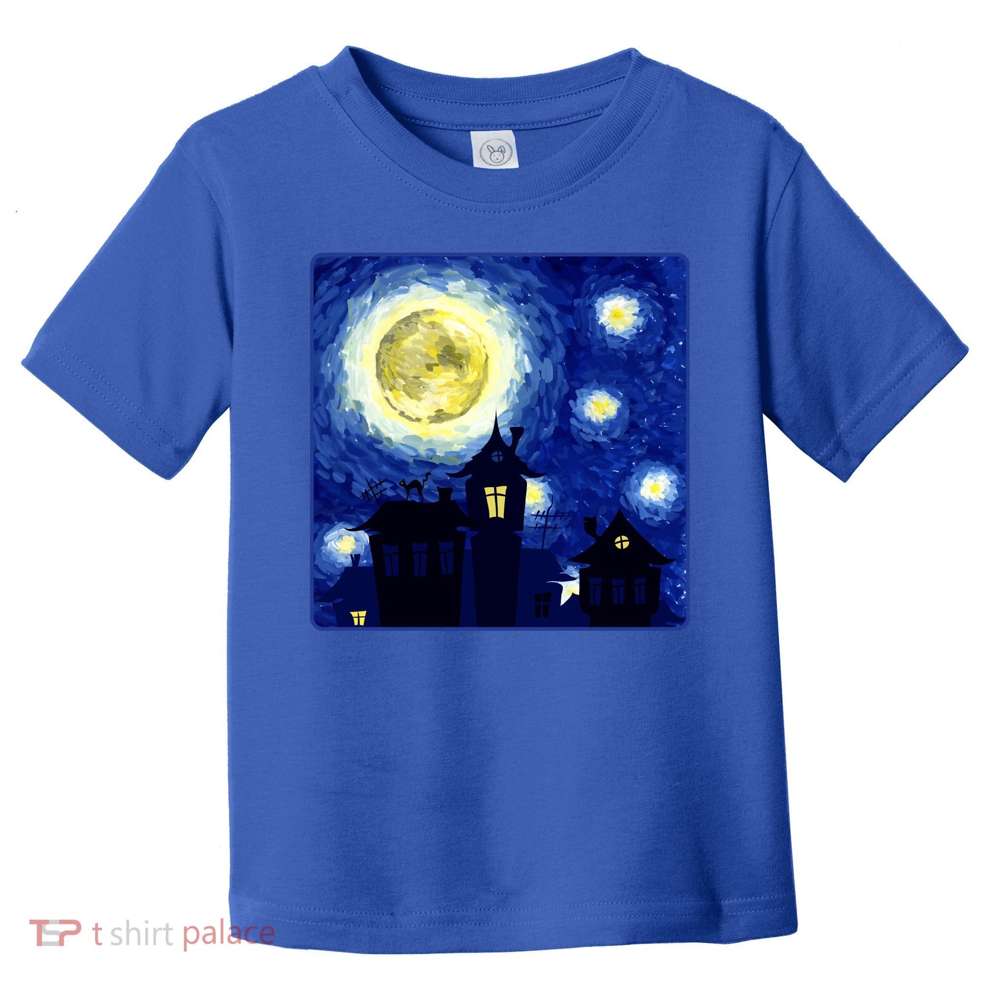 Halloween Nights, Starry Night Painting Toddler T-Shirt