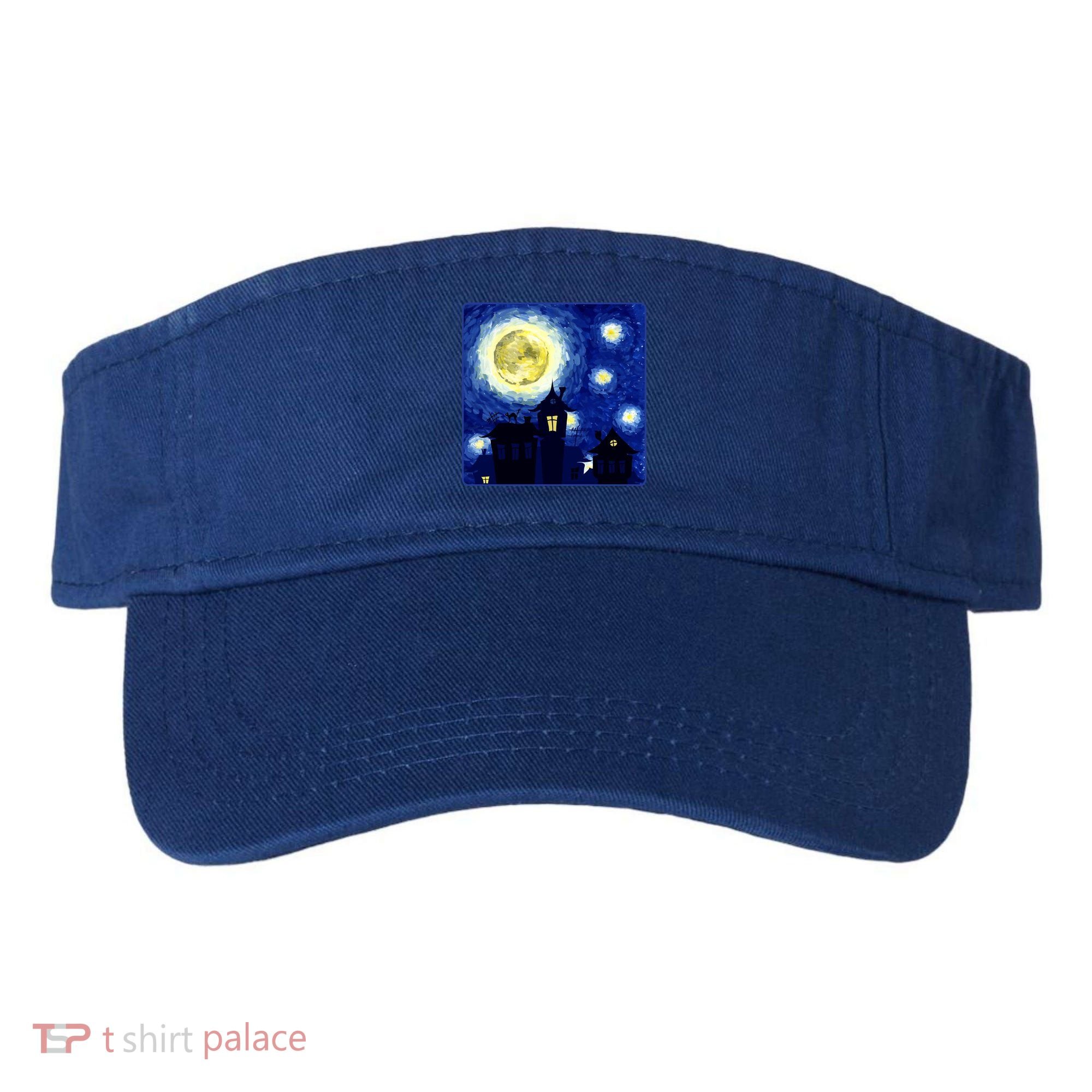 Halloween Nights, Starry Night Painting Visor