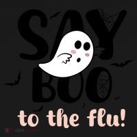 Halloween Nurse Say Boo To The Flu Women's Hoodie thumb 2