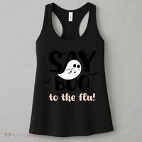 Halloween Nurse Say Boo To The Flu Women's Tank Top thumb 3